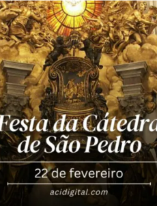Igreja celebra a festa da Cátedra de São Pedro