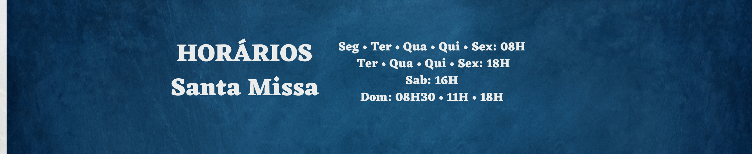 Horário Santa Missa